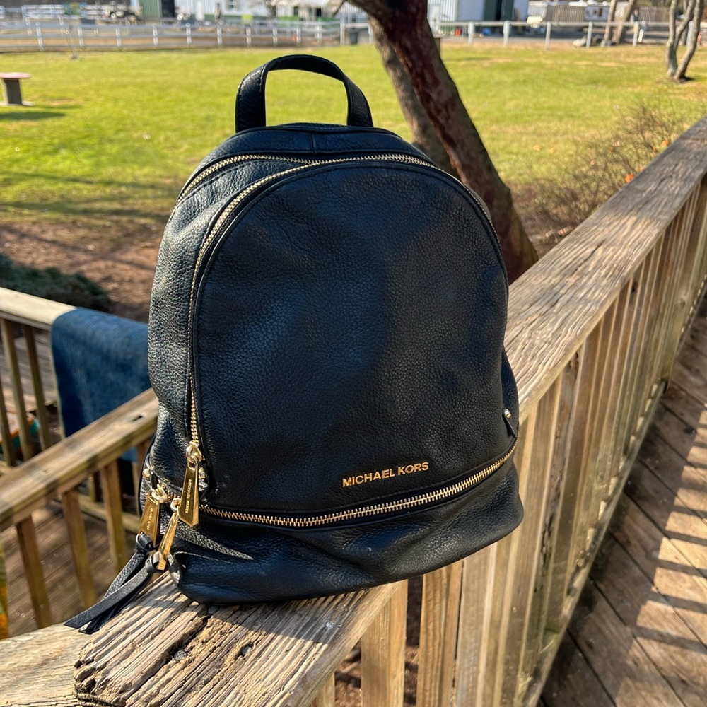 Michael Kors Backpack- Black